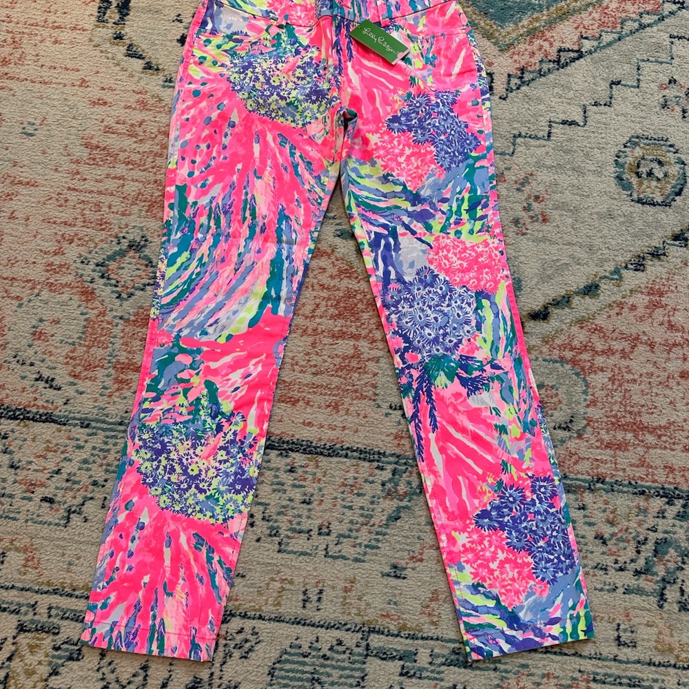 NWT Lilly Pulitzer Callahan Chino - Rainbow Soleil